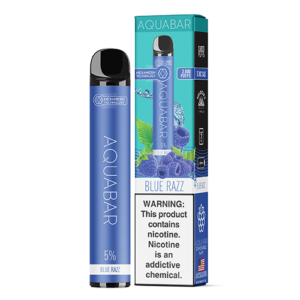 AquaBar 2800 Synthetic - Disposable Vape Device - Blue Razz - Single / 50mg