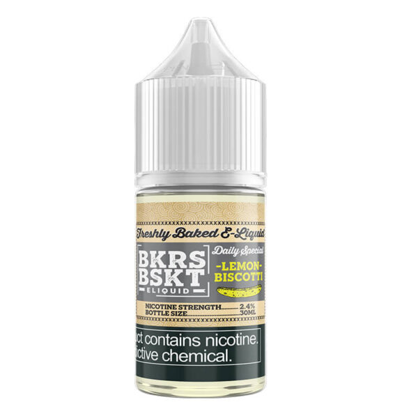 BKRS BSKT by MRKTPLCE eLiquids SALT - Lemon Biscotti - 30ml / 24mg