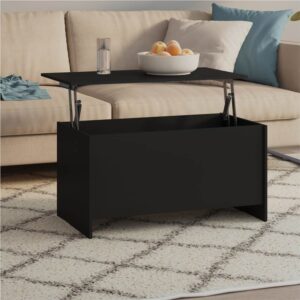 Coffee Table Black 102x555x525 cm Engineered Wood