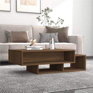 Coffee Table Brown Oak 105x55x32 cm Engineered Wood