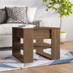 Coffee Table Brown Oak 555x55x45 cm Engineered Wood