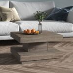 Coffee Table Grey 60x60x35 cm MDF