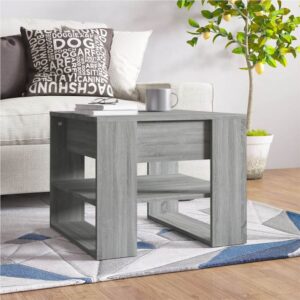 Coffee Table Grey Sonoma 555x55x45 cm Engineered Wood