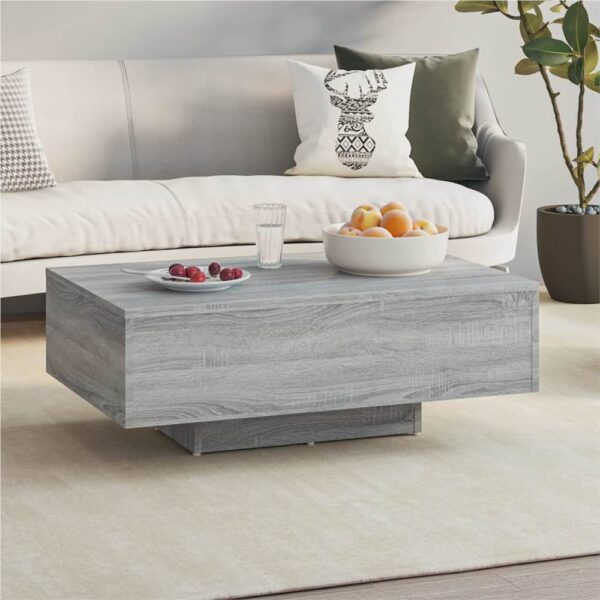 Coffee Table Grey Sonoma 85x55x31 cm Engineered Wood