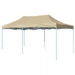Foldable Tent PopUp 3x6 m Cream White