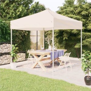 Folding Party Tent Cream 2x2 m