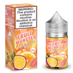 Fruit Monster eJuice SALT - Passionfruit Orange Guava - 30ml / 24mg