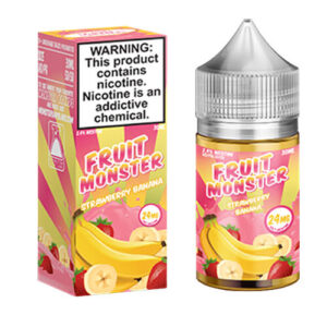 Fruit Monster eJuice Synthetic SALT - Strawberry Banana - 30ml / 48mg