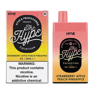 Hyve 5K x Propaganda - Disposable Vape Device - Strawberry Apple Peach Pineapple - Single (12ml) / 50mg