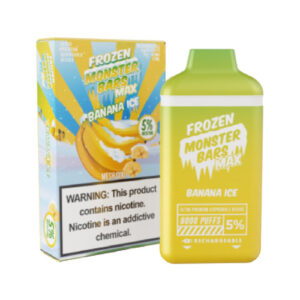 Monster MAX Bars - Disposable Vape Device - Frozen Banana Ice - Single (12ml) / 50mg