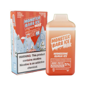 Monster MAX Bars - Disposable Vape Device - Iced Mangerine Guava - Single (12ml) / 50mg