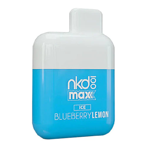 NKD 100 Max- Disposable Vape Device - Iced Blueberry Lemon - 10ml/50mg