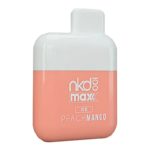 NKD 100 Max- Disposable Vape Device - Iced Peach Mango - 10ml/50mg