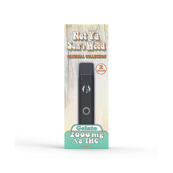Not Ya Sons Weed D8 Disposable Vape - Gelato 2ML