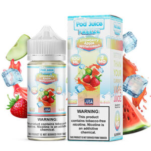 Pod Juice Tobacco-Free - Strawberry Apple Watermelon Freeze - 100ml / 6mg