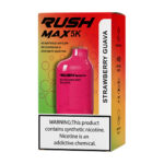 Rush Max 5K - Disposable Vape Device - Strawberry Guava - 9.5ml / 50mg