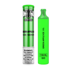 YAYA Go 1600 NTN - Disposable Vape Device - Green Apple Ice - 50mg, 5mL