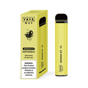 YAYA MAX - Disposable Vape Device - Banana Ice - 50mg, 6.5mL