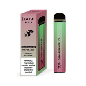 YAYA MAX - Disposable Vape Device - Guava Peach Ice - 50mg, 6.5mL