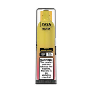 YAYA Pro 4K NTN - Disposable Vape Device - Peach Mango Yogurt - 50mg, 12mL