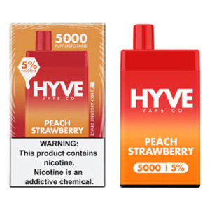 HYVE 5K Disposable - Peach Strawberry - 12ml / 50mg