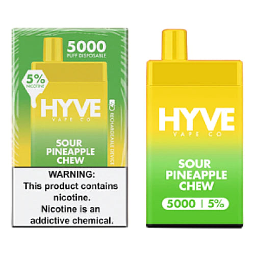 HYVE 5K Disposable - Sour Pineapple Chew - 12ml / 50mg