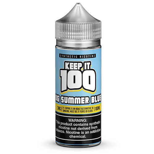Keep It 100 Synthetic E-Juice - OG Summer Blue - 100ml / 6mg