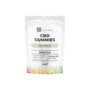 Bnatural 1200mg Broad Spectrum CBD Mixed Fruit Gummies - 30 Pieces (BUY 1 GET 1 FREE)