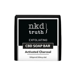NKD 50mg CBD Activated Charcoal Soap Bar 100g (BUY 1 GET 1 FREE)