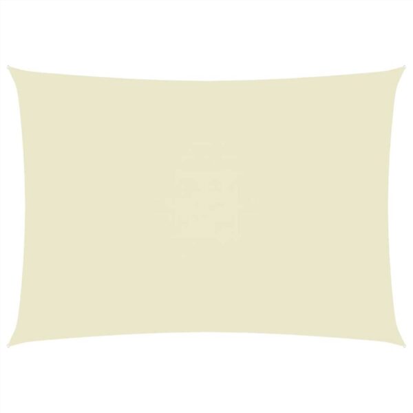 Sunshade Sail Oxford Fabric Rectangular 25x5 m Cream