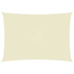 Sunshade Sail Oxford Fabric Rectangular 3x5 m Cream