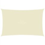 Sunshade Sail Oxford Fabric Rectangular 5x8 m Cream