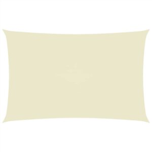 Sunshade Sail Oxford Fabric Rectangular 5x8 m Cream