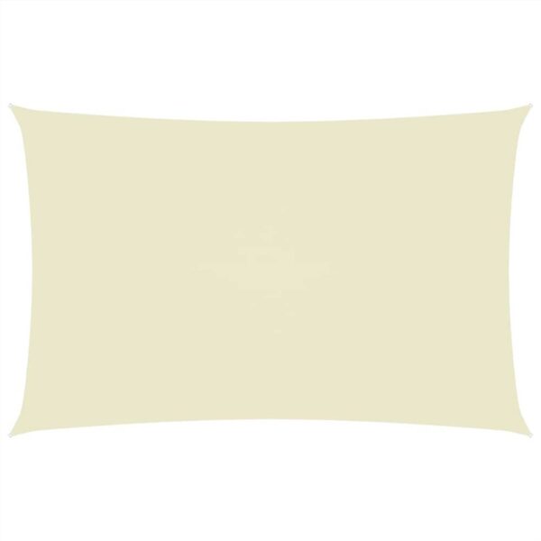 Sunshade Sail Oxford Fabric Rectangular 5x8 m Cream