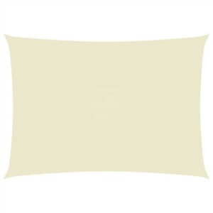 Sunshade Sail Oxford Fabric Rectangular 6x8 m Cream