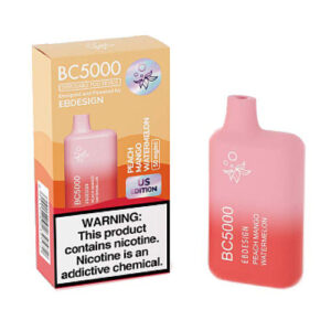 E.B. Design BC5000 - Disposable Vape Device - Peach Mango Watermelon - 13ml / 50mg