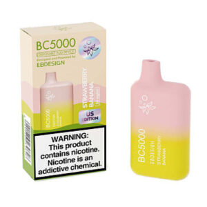 E.B. Design BC5000 - Disposable Vape Device - Strawberry Banana - 9.5ml / 50mg