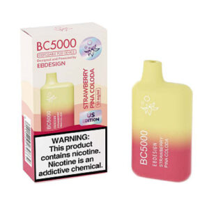 E.B. Design BC5000 - Disposable Vape Device - Strawberry Pina Colada - 9.5ml / 50mg