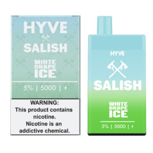 HYVE X Salish 5K - Disposable Vape Device - White Grape Ice - 12ml / 50mg