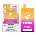 HYVE X Sorbet 5K - Disposable Vape Device - Raspberry Coconut Mango - 12ml / 50mg