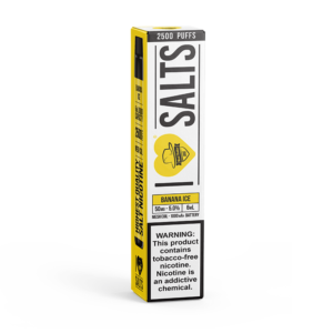 I Love Salts Tobacco-Free Nicotine MESH - Disposable Vape Device - Banana Ice - Single / 50mg