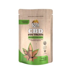 Koi CBD Dog Treats / Calming Support / Green Apple & Peanut Butter 150mg 30ct