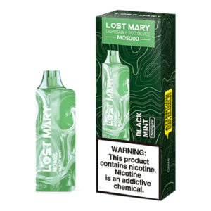 Lost Mary MO5000 - Disposable Vape Device - Black Mint - 13ml / 50mg