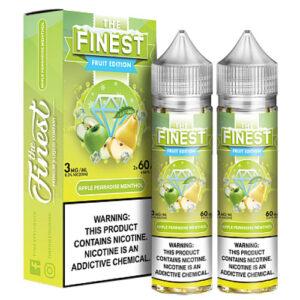 The Finest E-Liquid Synthetic - Apple Pearadise Menthol - Twin Pack (120ml) / 3mg