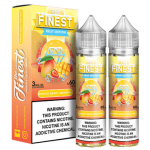 The Finest E-Liquid Synthetic - Mango Berry Menthol - Twin Pack (120ml) / 3mg