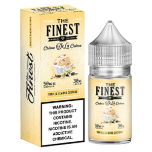 The Finest E-Liquid Synthetic SALTS - Vanilla Almond Custard - 30ml / 5mg