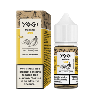 Yogi Delights Synthetic eLiquid SALTS - Banana Ice - 30ml / 50mg