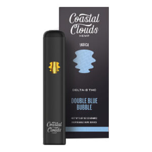 Coastal Clouds - Delta 8 Disposable - Double Blue Bubble - Single (2ml)