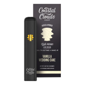 Coastal Clouds - Delta 8 Disposable - Vanilla Wedding Cake - Single (2ml)