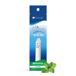 White Cloud - Fling Wide - Disposable Vape Device - Menthol (10 Pack) - 10 Pack (30ml) / 0mg